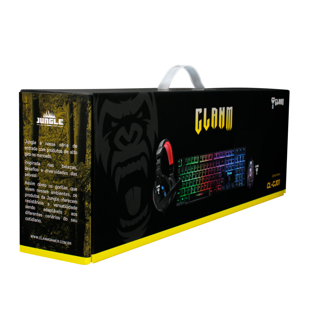 KIT GAMER JUNGLE CL-CJ01 CLANM - Comprar em Lukatoner