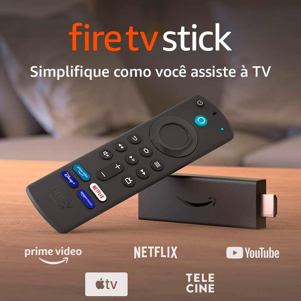 Fire TV Stick Lite  com Alexa e Controle Remoto Full HD – 2ª Geração  – Promoção do Dia