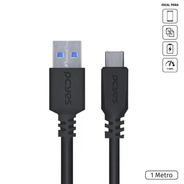 Cabo USB-A com conector USB-C da mophie (1m) - Apple (BR)